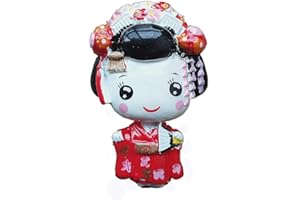 MUYU MAGNET Geisha Girl of Japan - Imán para nevera 3D para decoración del hogar y la cocina, imán para nevera