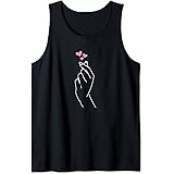 Kpop K-Pop Merch Korean Drama Kdrama Merch Heart Tank Top