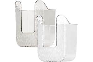 Fenytay Pack Of 2 Wall Mounted Tissue Box, Kitchen/Bathroom Wipes Storage Box, Kitchen Wipes Storage Box, Refillable Wipes Container Box - Refillable Wipes Container Box For Kitchen Bedroom Bathroom