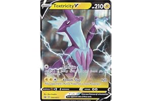 FRIKI MONKEY Carte Pokemon Promo originali Jumbo XXL, carte GX, V, EX, protezione extra near Mint, carta promozionale in inglese (Toxtricity V)