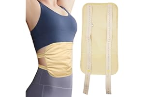 MOLHEM Castor Oil Pack,Castor Oil Pack Wrap Kit, Reusable Castor Oil Compress Wrap, Castor Oil Wrap for Liver Detox, Comfort Sleep, Improve Abdominal Muscles and Digestive Constipation (1Pcs)