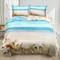 Set Biancheria Da Letto 3 Pezzi - Copripiumino 200x200cm + 2 Federe 80x80cm, Motivo Foglie