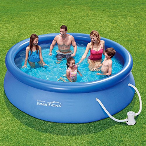 Summer Waves Fast Set Quick Up Pool + Pumpe 305x76cm Swimming Pool Familien Schwimmbad mit Filterpumpe - 2