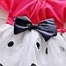 Toddler Baby Girls Princess Party Bubble Sleeve Bowknot Dot Tulle Dress