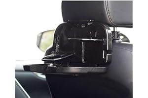 BAVOKON Car Lunch Desk Portable, Portable Car Back Seat Tray Table for Food, Car Seat Table for Drinking, Dining, Car Desk Folding, Organize Your Items