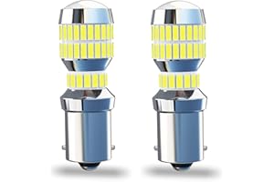 Xnourney Ultra Bright 1156 382 P21W LED Bulbs,Canbus Error Free 78X 4014 Chipsets BA15S 7506 Led Bulbs for Car RV Trailer Boat Backup Reverse Brake Tail Parking Lights,12V-24V，Pack of 2