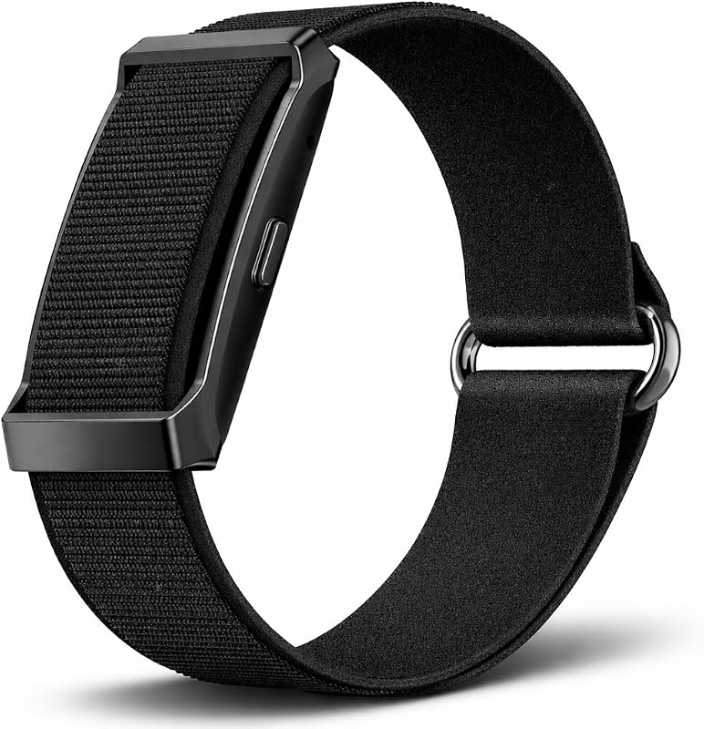 Duckdik Smart Band, Pulsera Actividad sin Pantalla con GPS, Pulsómetro, SPO₂, Monitor Sueño, Notificaciones, Resistente Agua, 2 Correas Negra + Naranja
