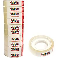 CELLUX 12 Rolls Essential Transparent Tape Refills, Clear Tape, Cello Tape, All-Purpose Transparent Glossy Tape for Office, H