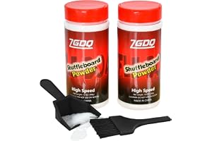 ZGDQ 2-pack Shuffleboard sandshuffleboard vaxpulver med mini-sopskyffel