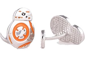 Goodygold BB8 Robot Star Wars Force Awakens Cufflinks Star Wars Costume Cosplay Accessory for Men