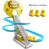 Brother Toys D&ouml;n Dolaş &Ouml;rdek Oyunu Merdivenden &Ccedil;ıkıp Kaydıraktan Kayan Yavru &Ouml;rdek Işıklı M&uuml;zikli