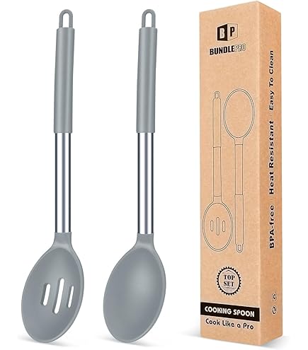 Set Forchetta E Mestolo In Silicone - Utensili Da Cucina