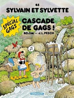 jaquette livre Sylvain et Sylvette, tome 45 : Cascade de gags