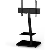 Sonorous PL/2710 Blk HBLK W LED TV Zemin Standı, Tekerlekli Ek Depolama &Uuml;niteli Siyah