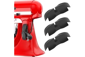 NICEKOOL 3 Pièces Organiseur Cordon pour Appareils - Organisateur Adhésive pour Petits Appareils Cuisine Enrouleur de Cordon Support de Cordon Organiseur pour Câbles électroménagers Mixeurs Cafetière, Noir3.0