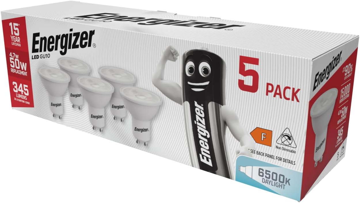 Faut-il Acheter le Energizer GU10 LED Bulbs Daylight White - 650 (Sélection) ? Notre Avis
