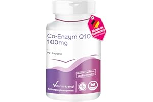 Co-Enzyme Q10 - avec 100mg de coenzyme Q10 par gélule - 90 gélules - hautement dosé - végétalien - suppléments d'Allemagne | Vitamintrend