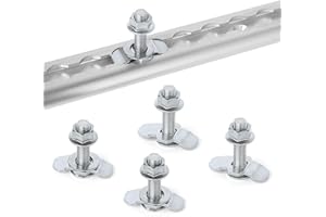 KSJEHW 4 Pezzi 45 mm raccordo a vite airline raccordi a vite per binario aereo attacchi a vite