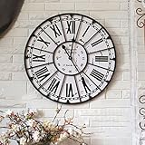 COCO Amerikanischen Stil europäischen Stil Retro tun alte ländlichen ländlichen Eisen runde Wand Wanduhr Wanduhr Quarz Uhr HOME
