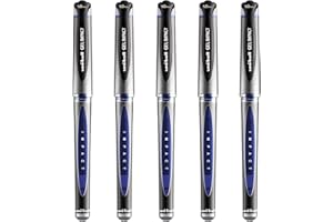 ‎UNI-BALL uni-ball UM-153S Gel Impact breite Tintenroller, 1 mm Spitze, 0,6 mm Strichbreite, blaue Tinte, 5 Stück