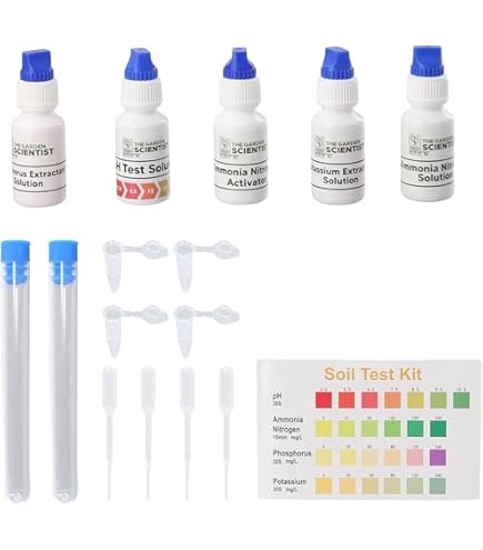 Kit De Test De Sol, Solution De 10 Ml, Kit De Mesure PH NPK, Pour L'agriculture, Le Jardinage