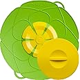 Kochblume - The original from the inventor Armin Harecker L 29 cm lime | boil over protection for pot sizes from diameter 14 to 24 cm | with lid for keeping food fresh
