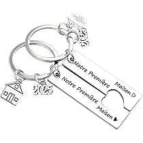 Porte-clés Personnalisé Initial Always Together, Porte-clés Pour