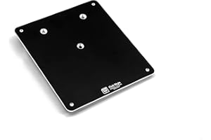 ‎DELTA PARTS HIGH QUALITY CUSTOM PARTS Delta Parts - Club Style Kennzeichenplatte Aluminium 180x200 mm passend für BMW RnineT – Platte für Kennzeichen in schwarz eloxiert 3mm Dicke - Ideal für Motorrad Kennzeichen