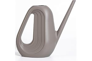 Plastia Regadera Pequeña para Plantas de Interior 1,4 L – Regadera Plantas con Pico Largo para Riego Fácil – Regaderas Jardín de Plástico, Topo