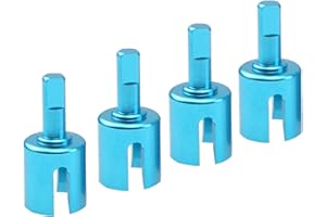 SHARE GOO ShareGoo Aluminum Alloy Front & Rear Gearbox Joint Cup Differential Cup Compatible with Tamiya TT01 TT01E TT02 1/10 RC Drift Car Upgrade Parts