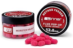 Tandem Baits Winner Method Feeder Fluo Pop-Up Micro Chunks pour Carpes Pêche 20g