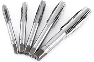 ZJchao Metrik Kılavuz Ve Pafta Seti, Vida Çıkarma Seti Metal Diş Açmak İçin 5 Kılavuz Ve 1 Kılavuzları Farklı Malzemeler Ve K