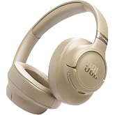 JBL Tune 780 BTNC Kulaklık, Aktif G&uuml;r&uuml;lt&uuml; Engelleme, CT, Kulak &Uuml;st&uuml;, Bej