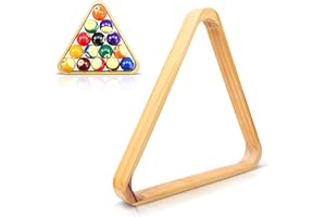 Agatige Marco De Billar, Billar Profesional De Madera Marco De Rombo Triangular Espesar Mesa De Billar Triángulo Billar Bolas De Billar Rack Suministros Deportivos Accesorios