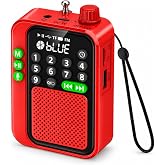 C9 Bluetooth Şarjlı Radyo USB &amp; TF Kart Okuyucu Deprem &Ccedil;antasına Uygun FM Radyo (Kırmızı)