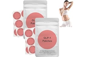 SBYHBHYDS 60 Pcs GLP-1 Patches for Women Girls,GLP1 Natural Ingredients Patch,Gentle Soothing for All Body Types Care,Safe to Touch Skin,Natural Extracts Formula Moisturizing Healthy Stickers(30Pcs/Box)