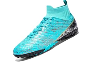 VTASQ Zapatos de Fútbol Hombre FG/AG Profesionales Alta Botas de Fútbol Niños Spike Aire Libre Atletismo Training Zapatillas de Fútbol Zapatillas de Deporte Entrenamiento