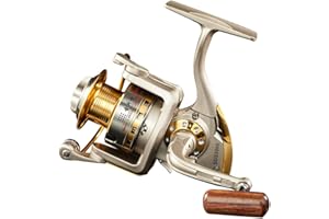 Diwa Carretes de Pesca giratorios para Agua Salada Agua Dulce 1000 2000 3000 4000 5000 6000 Trucha Intercambiable Izquierda/Derecha Carrete Giratorio Carpa Carrete de Pesca Ligero y Suave