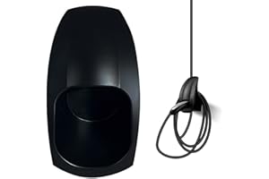 Powerwerk Wallbox Ladekabel Halterung Typ 2 Medum | Wandhalter für Elektroauto mit IEC 62196-2 Stecker | Halterung Typ 2 | ABS Halterung Typ 2 EV Wandhalterung