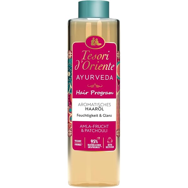 Tesori D'Oriente Ayurveda Haarkur – 200 Ml Conditioner Mit Amla & Patchouli – Für Glanz & Feuchtigkeit Bei Trockenem Haar