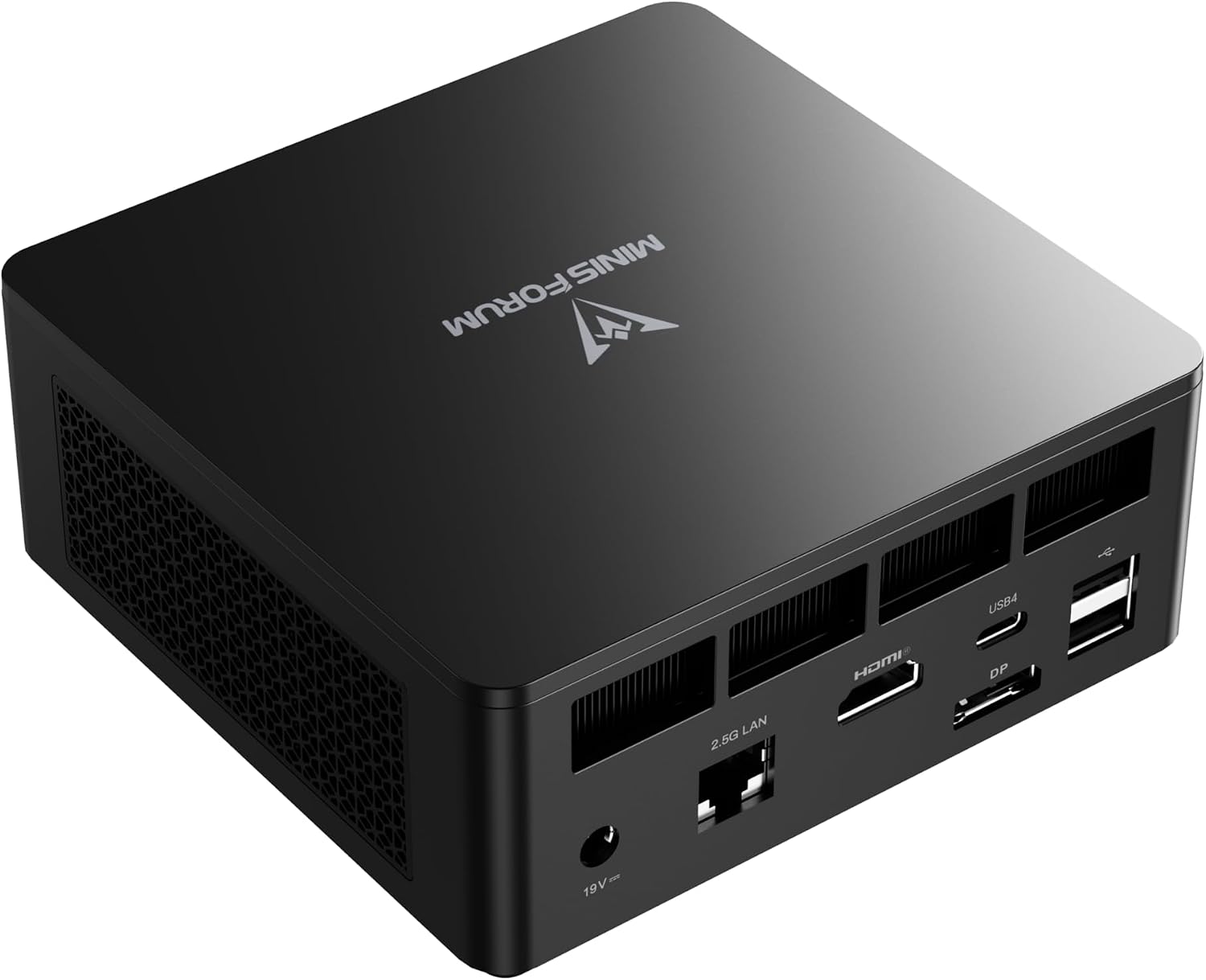 MINISFORUM UM690L Slim Mini PC, procesador AMD Ryzen 9 6900HX de 8 núcleos hasta 4,9 GHz, AMD Radeon 680M, 32GB LPDDR5 (integrada, hasta 6400 MT/s)/512GB SSD, HDMI/USB4/DP, USB 3.2 x 2, WiFi6E, BT5.2