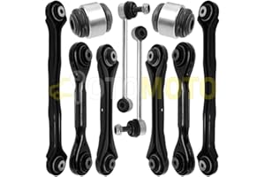 TEILEX GERMANY Bras de suspension arrière pour BMW 1 E81 E82 E88 E87 triangle, rotule, biellette 10 pièces