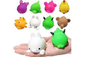 8 Stycken Jumbo Mochi Squishy Leksaker Djur Squishies Stressavlastare,Barnkalasgåvor,Klassrumspriser