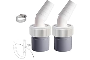 ZEILABANG KAKADI Geschirrspüler und Waschmaschine Abfluss Adapter mit Abgang für Rohr Ø40 mm und Eingang Ø19-23mm,Waschmaschine Geschirrspüler Anschluss Ablauf,Ablaufschlauch Adapter,Ablaufschlauch Endstück