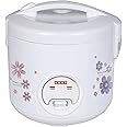 Usha Rice Cooker JRC28W 1000 W 2.8 Liters Capacity with portable design (Carry & Go), 2 years warranty (White)