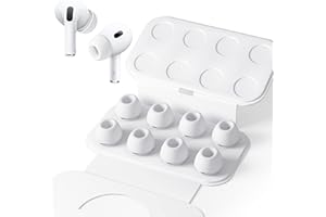 Seltureone 4 Pairs of Silicone Tips for Airpods Pro 2 / Airpods Pro with Noise Reduction Hole, Non-Slip Soft Silicone Airpods Pro Replacement Ear Inserts - Extra Small