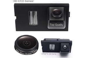 DYNAVSAL Telecamera Posteriore 1280*720 Pixel 1000TV linee Visione Notturna 170 Gradi Grandangolare HD Impermeabile ,Telecamera Retromarcia per Land Rover Discovery 3 Range Rover Sport Freelander Freelander 2
