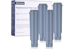 XtraCare Addolcitore per Macchina Caffè Melitta, Krups F088 Filtro Acqua a Cartuccia Filtrante, Compatibile con Filtro Acqua Melitta, Krups Claris F088, Nivona (4 pezzi)