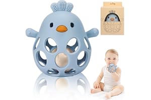 Venditer Giochi Neonato 0-3 mesi, Sonaglio Giochi Neonato 3-6 6-9 mesi, Montessori Giocattoli Bambino 0-6 Mesi Giochi Montessori 1 anno Giochi Sensoriali per Neonati Regali