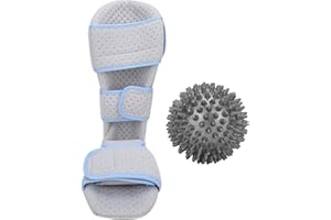 DEROR Fußorthese Knöchelkorrektur, Fußschiene Plantar Knöchelkorrektur Nacht Feste Fußstütze(L)